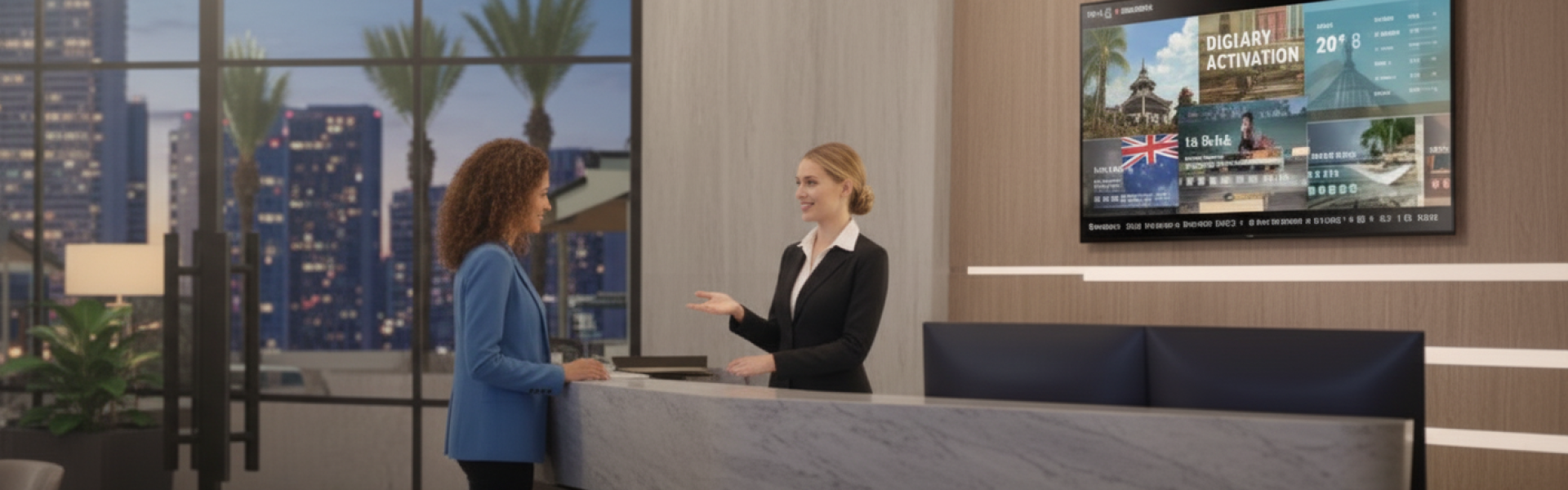 HOW TO USE DIGITAL SIGNAGE FOR HOTELS